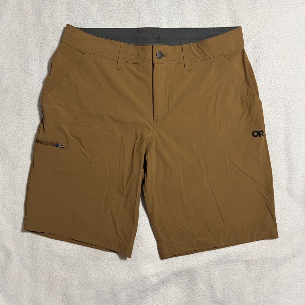 Outdoor Research Ferrosi Short Men 34 Brown 10" Inseam Hiking Technical 287645